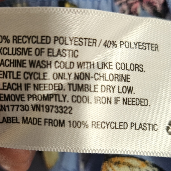 Wild Fable blue Butterfly Tube Top Size XS Woman's - Picture 10 of 10